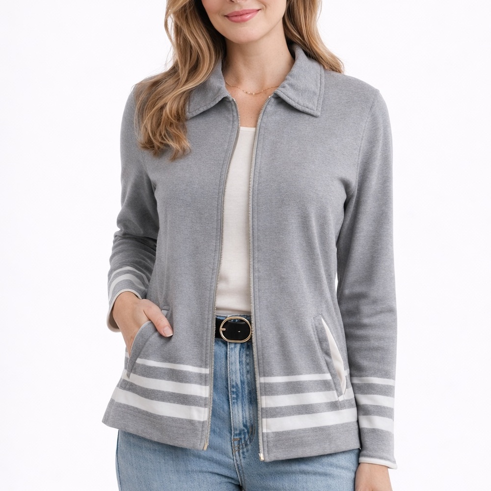 100% Cotton Mondi Sport Zip-Up